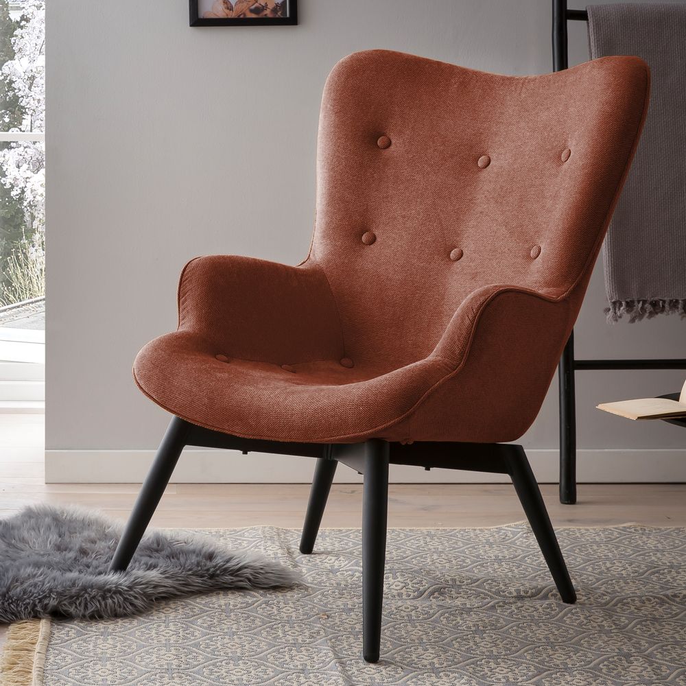 SalesFever »Anjo« Polstersessel kupfer