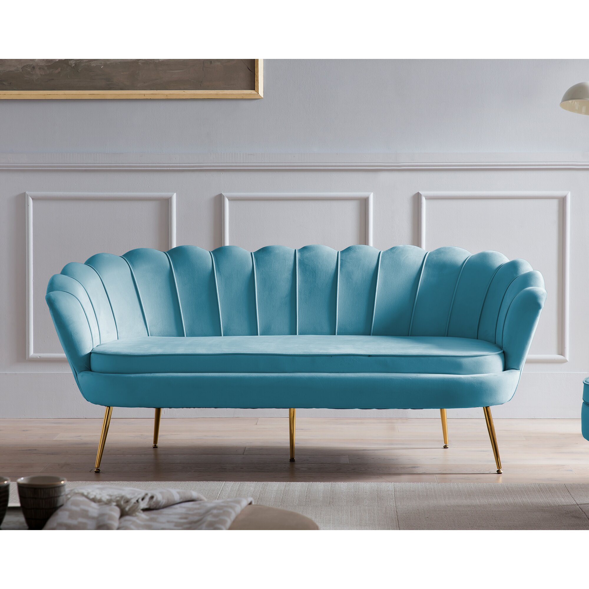 SalesFever »Arielle« Sofa blau – erhältlich in 2 Ausführungen