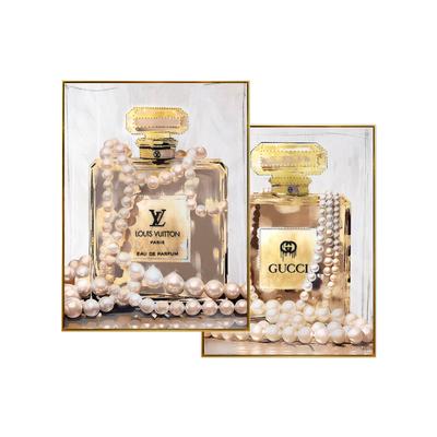 La Casa »Golden Flacons with Perls« Wandbild 2er-Set Image