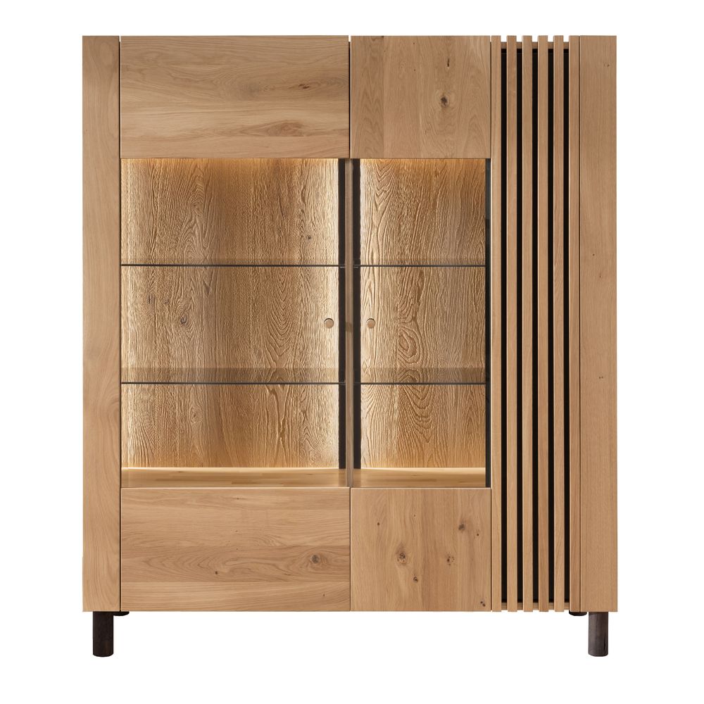 Massivholz »Ascona« Highboard V – erhältlich in 26 Ausführungen Image