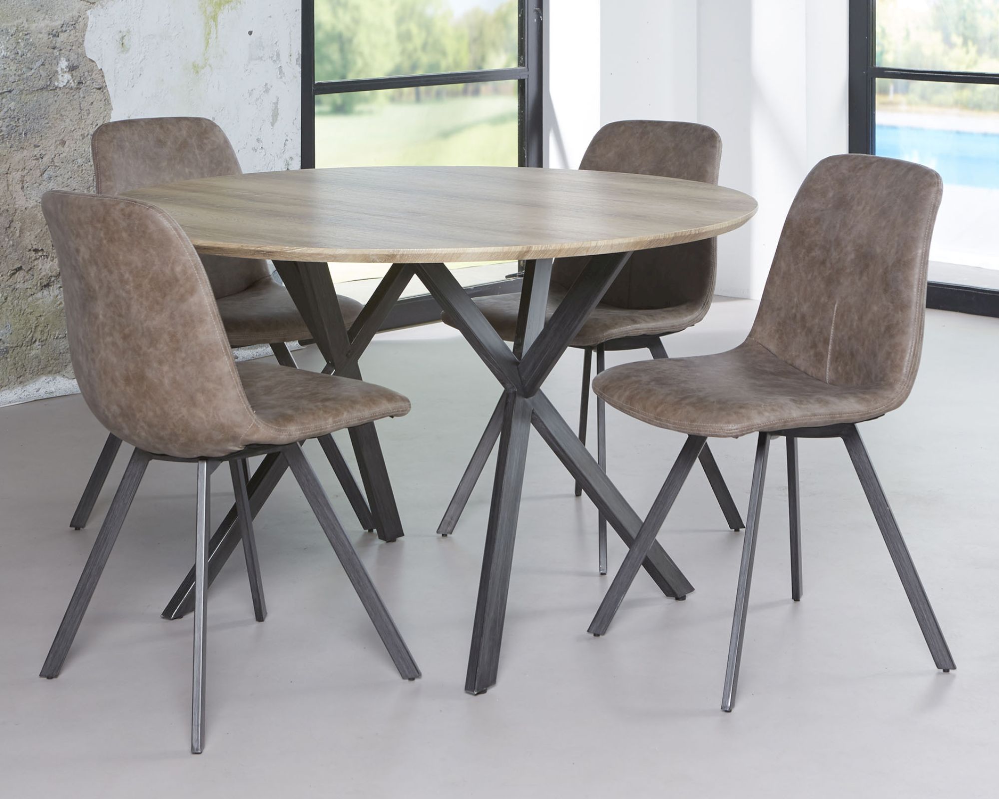 designline »Faria« Esstisch Eiche Image