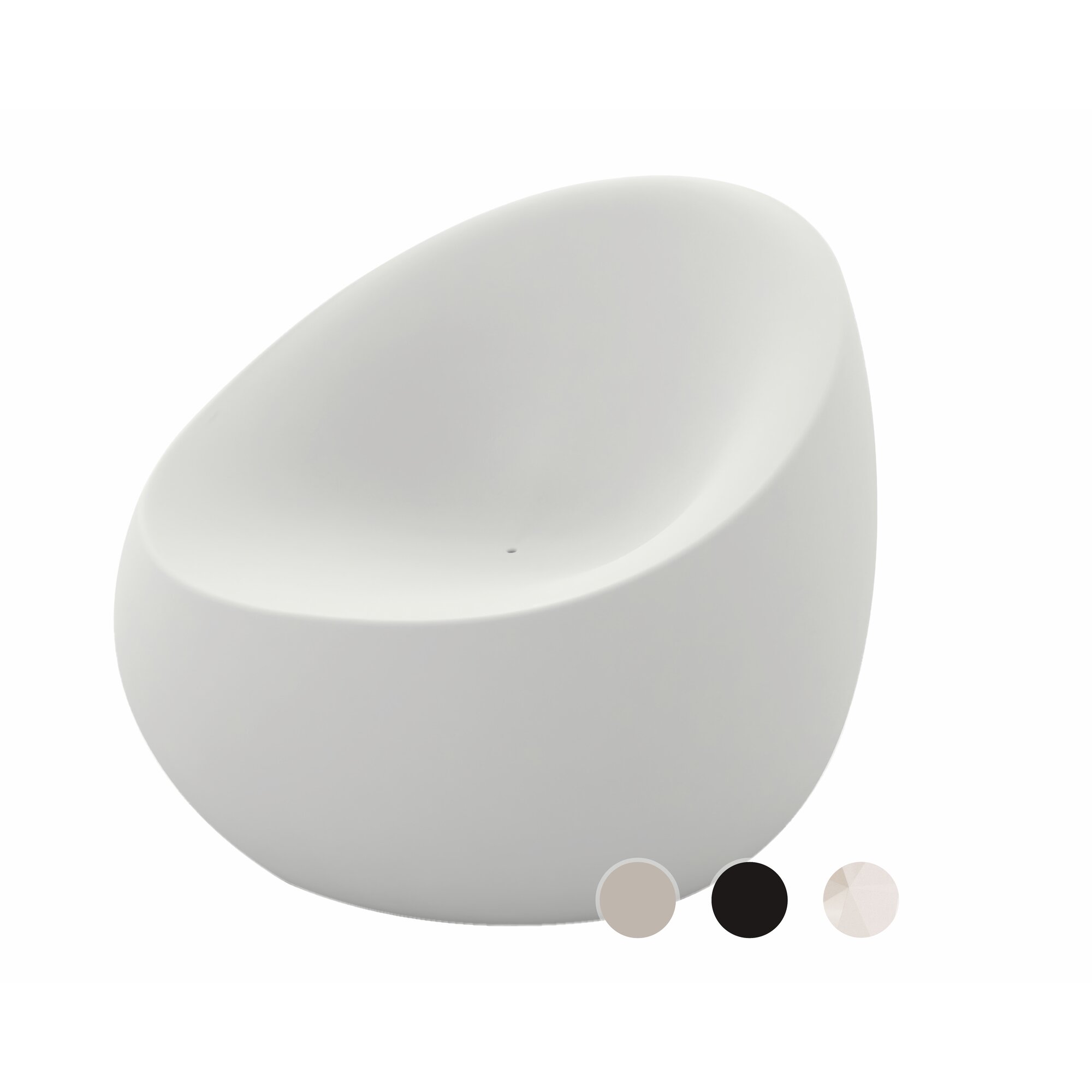 Vondom »STONE« Outdoor Lounge Sessel – erhältlich in 3 Farben