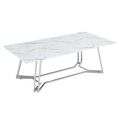 SalesFever »Nelio« Couchtisch weiß/silber Image