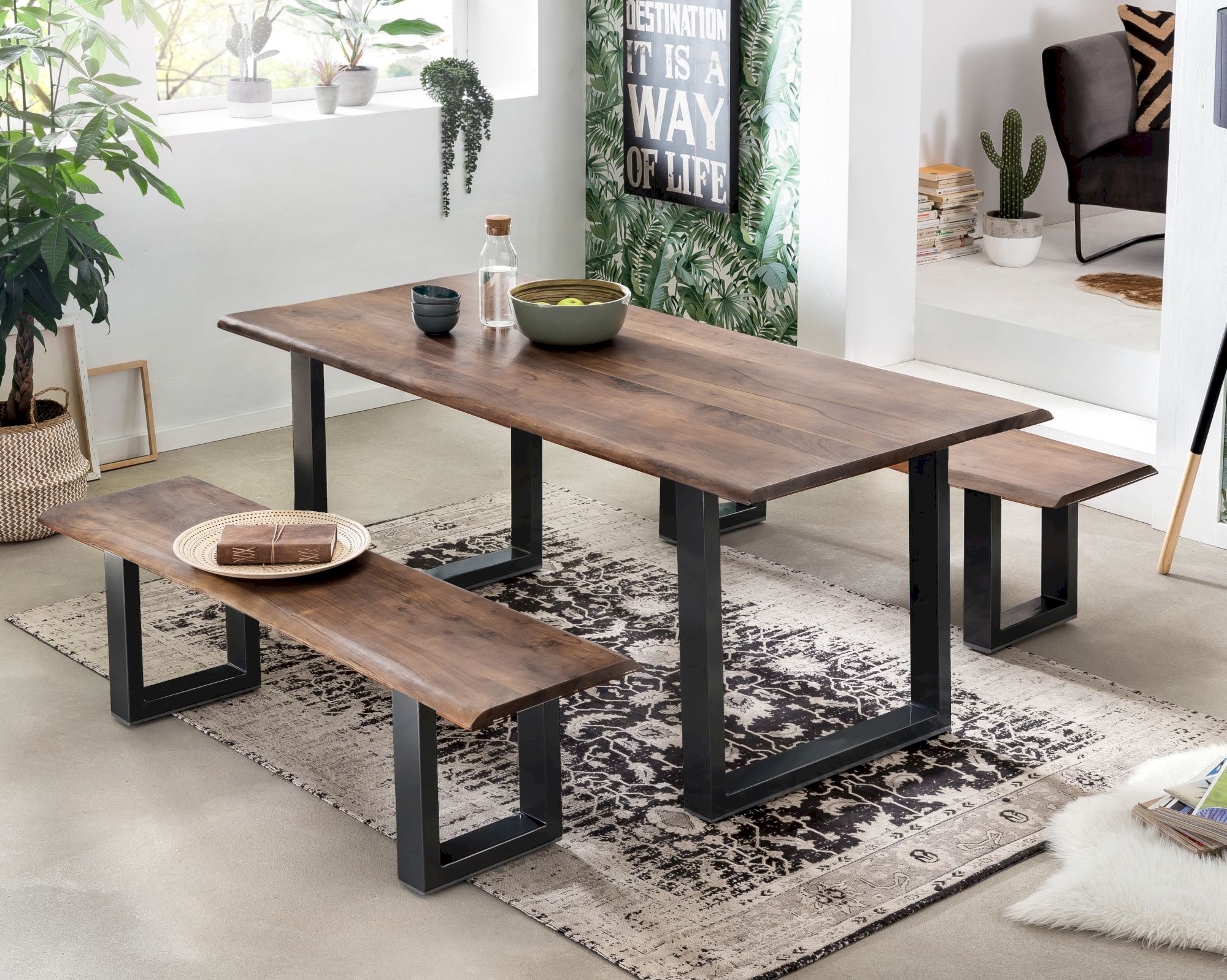 SIT tables & co »Vallejo« Esstisch Akazie – erhältlich in 1 Größen Image