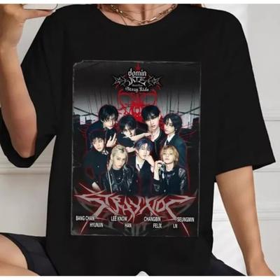 TEMU Stray Us 2025 Graphic Tee- Style Round Neck T-shirt For Adults, Non-stretch Fabric, Hand Wash Only Image