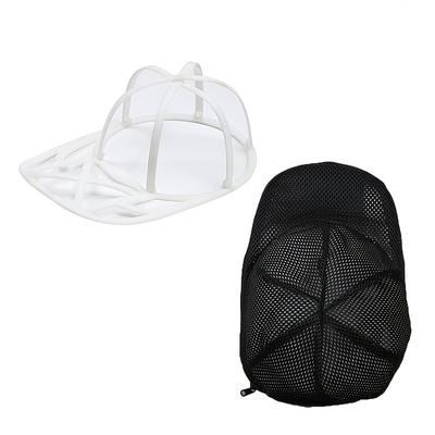 TEMU Durable Honeycomb Mesh Hat Washer Bag – Double Layer Plastic Frame, Machine Washable Laundry Accessory, Anti-aging, Secure Storage Solution For Hats And Caps, Laundry Bag, Laundry Bags Image