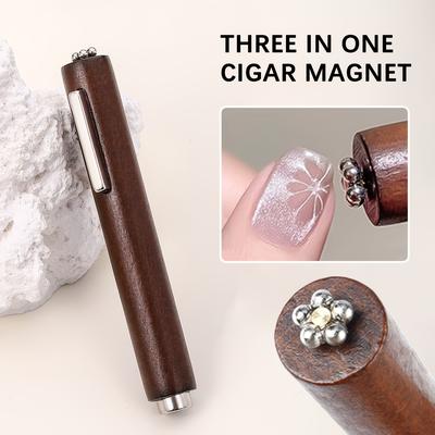 TEMU 3-in-1 Magnetic Nail Magnet Stick, Strong Magnet For Nail Decoration, Diy Manicure Tool Image