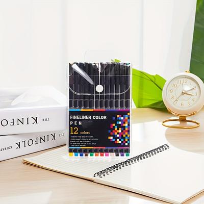 TEMU 12 Color/set Nail Graffiti Pen, 12 Color Nail Lacquer Pen, Diy Nail Art, Quick-drying Dot Lacquer Pen, Precision 3d Graffiti Nail Art Pen, Nail Art Pen Se Image