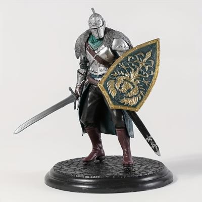 TEMU Festive Armor Anime Action Figure - Detailed Pvc Statue With Exquisite Sword And Shield Details, Ideal Holiday Gift For Anime Fans, Anime Collectible | Decorative Armor | Detailed Craftsmanshi Image