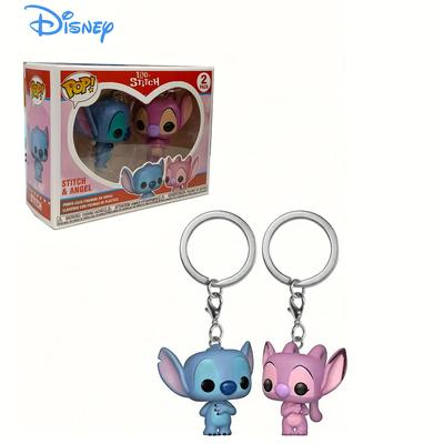 TEMU 2 Stitch Couple Figurines, Christmas, Halloween, Graduation Season, And Thanksgiving Gifts, Making Them An Ideal Present For Family. Image