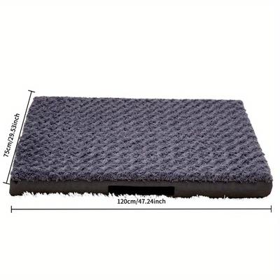 TEMU Large Size, Spacious & Comfortable Non-slip Dog Bed - Durable Polyester, Anti-slip Bottom, Scratch & Bite Resistant, Ideal For All , Pet Bed| Bed|durable Dog Bed Image