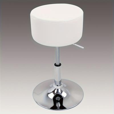 TEMU 1pc Cosmetic Stool Dresser Stool Bar Stool Round Height Adjustable Swivel Design Stool Office Stool Work Stool Kitchen Stool Leather Image