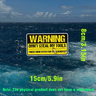 TEMU Don't Steal Decal, Stickers For , , , , Bin , Stickers Image