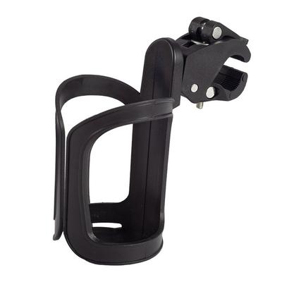 TEMU 1pc Adjustable Bike Bottle Holder With High-strength Aluminum Alloy Body, Silicone & Anti-slip Rubber Pads - Universal Fit For Road, Mountain, Dirt Bikes - Holds Sports Bottles, Thermoses (black) Image