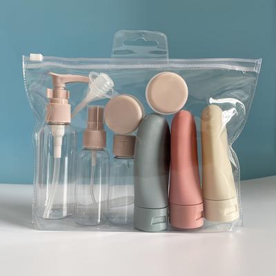 TEMU 11pcs Travel Bottle Set For Toiletries, Empty Refillable Containers For Travel, Essential For Trips And Camping Image