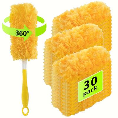 TEMU 30pcs Dust Magnet Refill Pack For Dust, 360° Electrostatic Disposable Spring Dusts For Cleaning, Dust Ideal Dust, Animal Hair Image