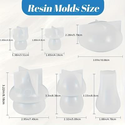 TEMU 5 Mushroom Tree Resin Molds Silicone Mushroom Jar Molds Diy Handmade Silicone Molds Desktop Decoration For Bag Keychain Clothing Matching And Diy Handicraft Making Molds Image