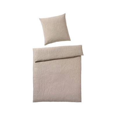 Elegante Casual Bettwäsche »Breeze« Sand 7038-07 Bettwäsche 200x220 cm / 2x 80x80 cm Image