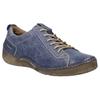 Schnürschuh JOSEF SEIBEL "Fergey 56", Damen, Gr. 42, blau (dunkelblau), Leder, sportlich, Schuhe, Freizeitschuh, Halbschuh, Schnürschuh mit herausnehmbarer Innensohle