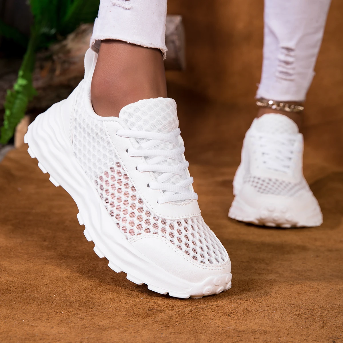 Frauen Casual Schuhe Paar Schuhe Casual Sport Mesh Atmungs Frühjahr Und Sommer Mode Wanderschuhe Weiße Schuhe Turnschuhe