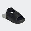 Badesandale ADIDAS ORIGINALS "ADIFOM ADILETTE KIDS", Gr. 27, schwarz (core schwarz, core schwarz, core schwarz), Synthetik, Textil, sportlich, Schuhe, für Kinder
