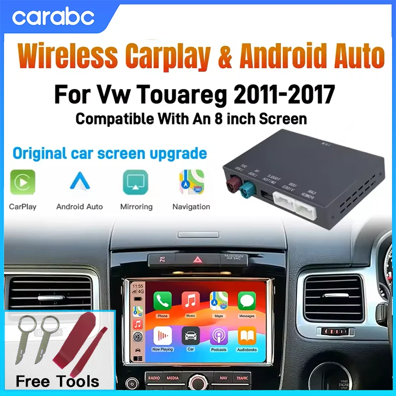 Für Volkswagen 8' Touareg RNS850 Drahtlose carplay Nachrüst Modul Android auto Adapter airplay VW auto spielen Image