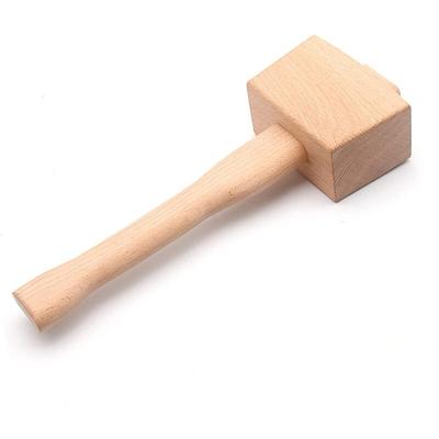 Ersandy - Zimmermannshammer aus Holz mit Hammergriff, Buchenholz-Zimmereiwerkzeug, geneigter Schlag Image