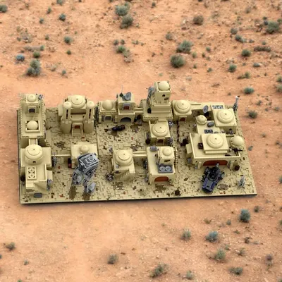 11863PCS Star Battle Tatooinesa Mos Eisley Cantina MOC Bausteine Spielzeug für Kinder Kreativität Image