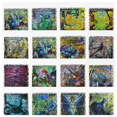 Bruchfolie (DFT/FDN/DSK) Radiant Lotus Llanowar Elfen TCG Magische Proxy-Karten Schwarz Hochwertige Proxy-Spielkarten Image