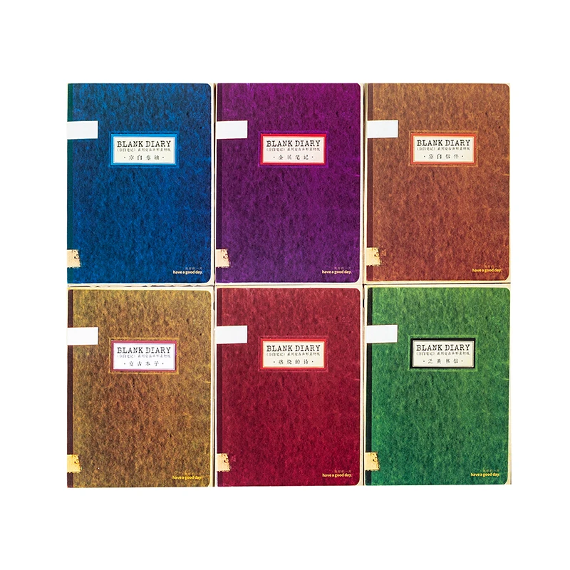 30 Stück pro Packung, Notizblock, Materialpapier, Retro, nicht klebend, blanko, zum Schreiben, zerreißbares Notizpapier, 6 Stile Image