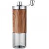 SNQ - Manuelle Kaffeemühle aus Edelstahl, Keramik-Handkaffeemühle für Aeropress, Filterkaffee,