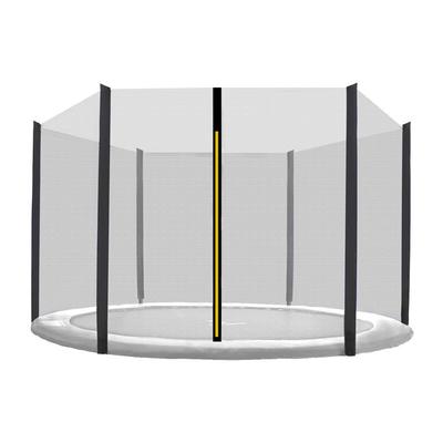 Aga-Sicherheitsnetz für Trampolin 250 cm für 6 Stangen Schwarzes Netz / Schwarz Image