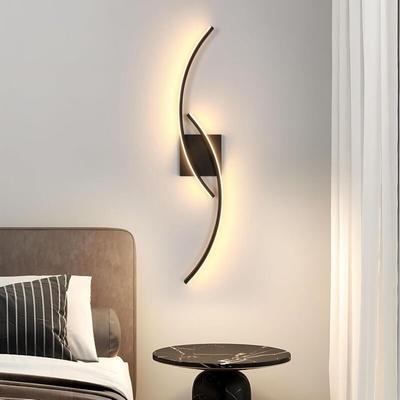 Comely - Wandleuchte Innen, 27W 3000LM Moderne Wandlampe Liniendesign, 3000K Warmweiß, Wandleuchte Image