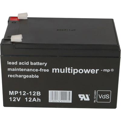 2x 12V 12Ah blei akku batterie für elektrofahrrad elektroscooter e-bike usv mp Image