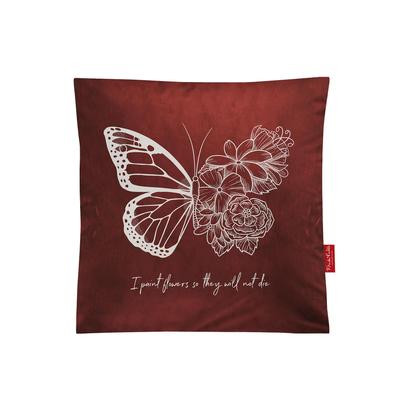 Dekokissen IRISETTE "Blaze-Set 8958", rot, B:45cm L:45cm, Obermaterial: 100% Polyester, Dekokissen_Sitzkissen_Kissenhüllen, kuschelig weich Image