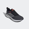 Laufschuh ADIDAS PERFORMANCE "RUNFALCON 5 TR", Gr. 43, core schwarz, silber metallic, carbon, Textil, Synthetik, sportlich, Schuhe