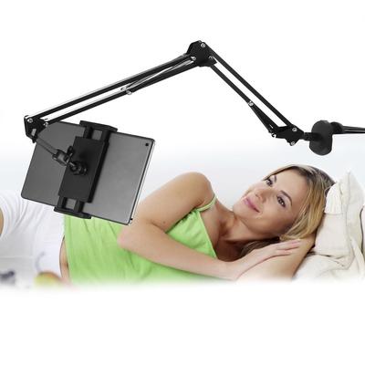 TEMU Tablet Holder Bed 360° Rotating Tablet Stand For Bed Flexible Adjustable Long Arm Mobile Phone Holder Tablet Holder For Ipad, Tablets, Phones Or Other 4 To 13 Inch Screen Image