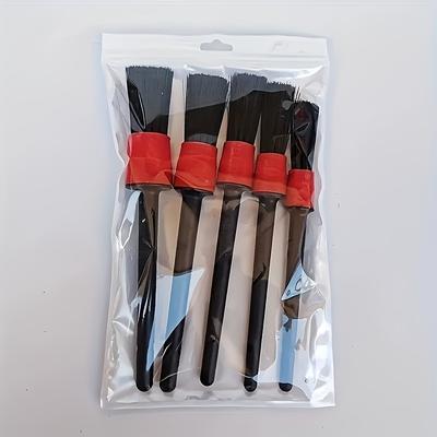 TEMU Detail Brush Set Car Brush Car Brush Car Brush Dashboard Air Outlet Wheel Brush Image
