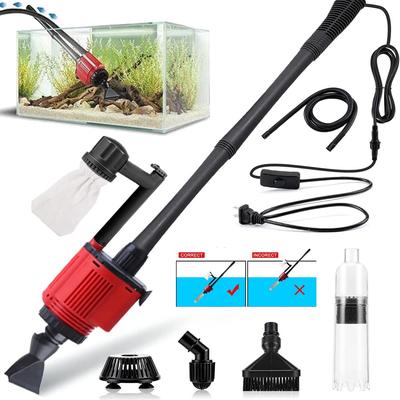 TEMU Aquarium Gravel Cleaner Sand Gravel 6 In 1 Fish Container Vacuum Cleaner Gravel Cleaner Siphon For Aquariums Water Change / Filter / Dirt Cleaning + Sand Cleaner + Fish , Aquarium Cleaning Tools Image