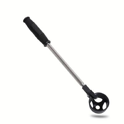 TEMU 2-in-1 Telescopic Golf Ball Retrieval Tool, Stainless Steel, Easy Carry Water Retrieval Rake, Golfers Gift, Image