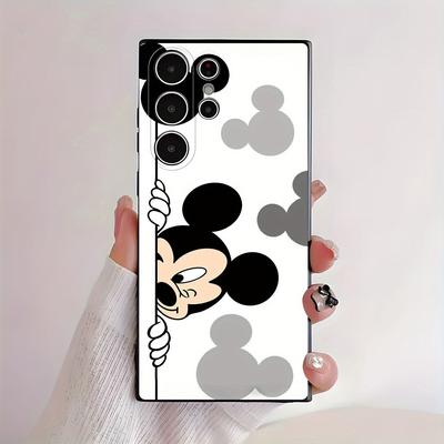 TEMU Has Authorized A 1pc Phone Case Featuring Mouse, Made Of Tpu For Protection. For Models, Providing Lens Protection And A Cover. This Makes A Great Gift For As Easter Or Valentine's Day. Image