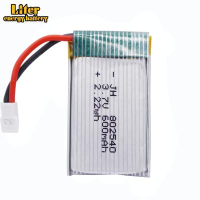 TEMU Liter .7v 600mah 25c High Rate Li-polymer Uav Drone Battery - X5c Replacement 802540p Model For Quadcopters & Rc Aircraft Accessories, Drone Batteries Image