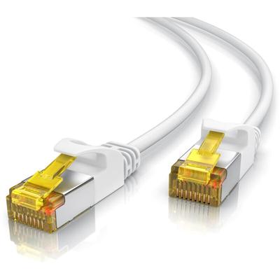 Primewire - Ultra Slim Patchkabel Cat 7 - lan Ethernet Gigabit Kabel - 10000 Mbit - u/ftp pimf Image