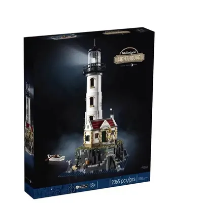 Elektrische Leuchtturm Bausteine 2065PCS Kompatibel 21335 Ziegel Zusammengebautes Spielzeug Für Image