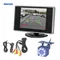 SMALUCK 3,5 Zoll TFT LCD Backup HD Auto Monitor Rückansicht Auto LED Kamera Kit Rückfahr Auto Einparkhilfe System