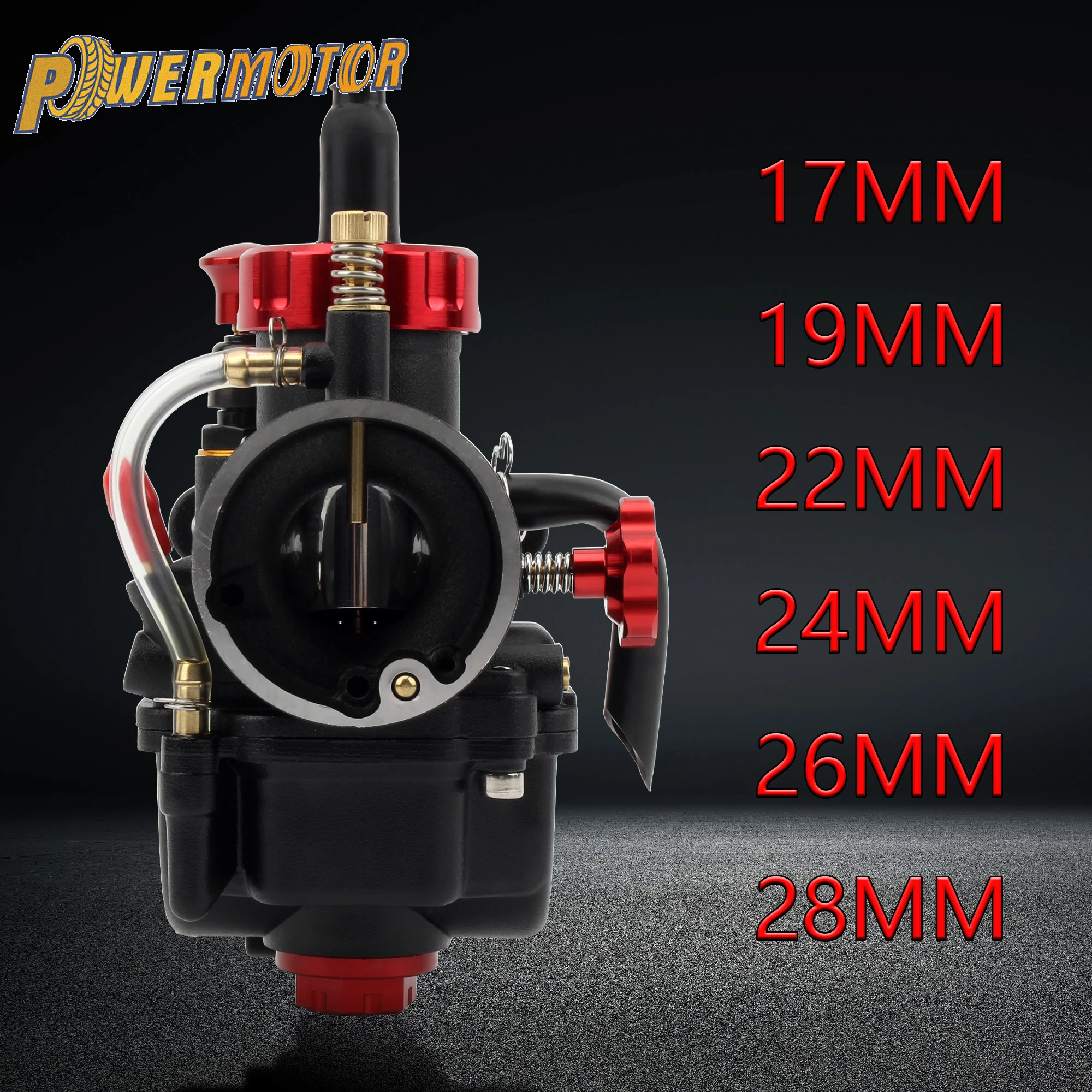 Universal Motorrad Vergaser Mit Jets 2T 4T PWK PE17 19 22 24 26 28mm Flansch für Yamaha Kawasaki Suzuki Dirt Pit Bike ATV