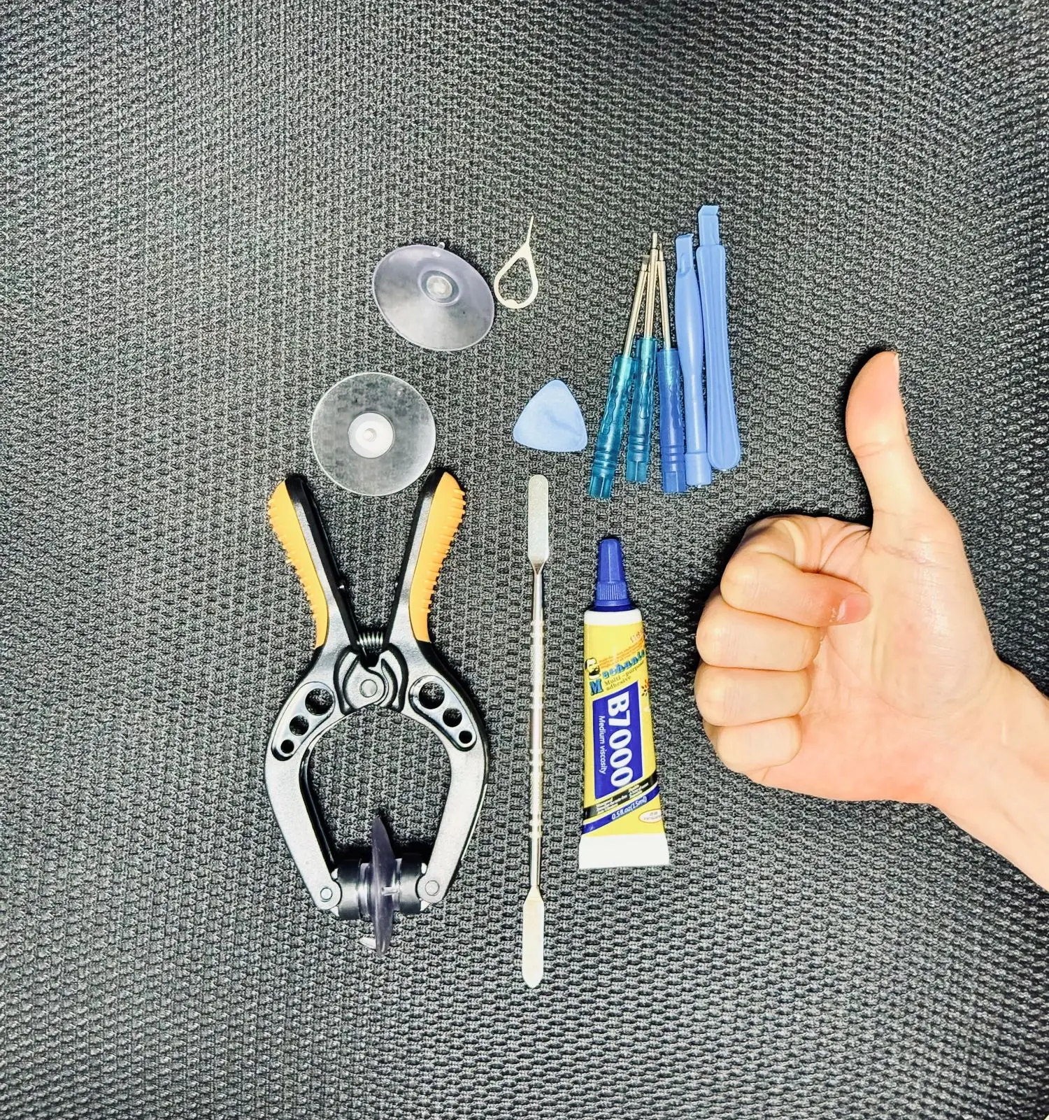 Smartphone Reparatur Werkzeuge Full Set Kit Professionelle Schraubendreher Icd Screen Separator Für Nintendo Komplette Kit Reparatur Werkzeug Kleber Image