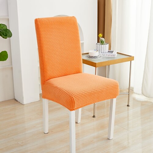 Fodera elastica per sedia da pranzo, fodera per sgabello da bar, fodera per sedia da pub, fodera per sedia da bar, fodera per sedia da bar, fodera sfoderabile per sedia, tessuto jacquard con fondo