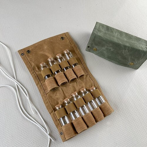 Outdoor-Camping Gewürzflaschen-Taschenset Camping Picknick Gewürzflaschen-Aufbewahrungstasche Image