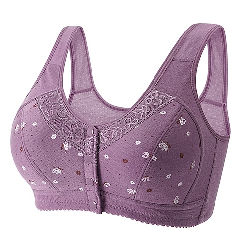 Damen Sexy Dessous BH DruckNightwearNylon Grafik Gelb Rosa Wein Pudriges Rosa Rote Frühling Sommer Image